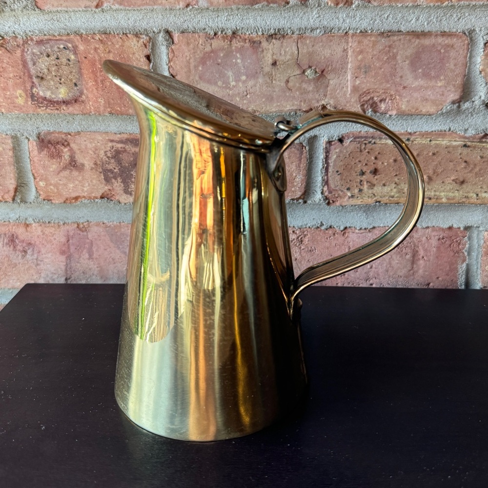 Vintage Brass Pitcher